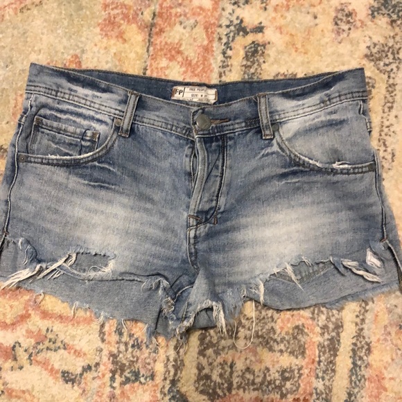 Free People Pants - Free people denim shorts